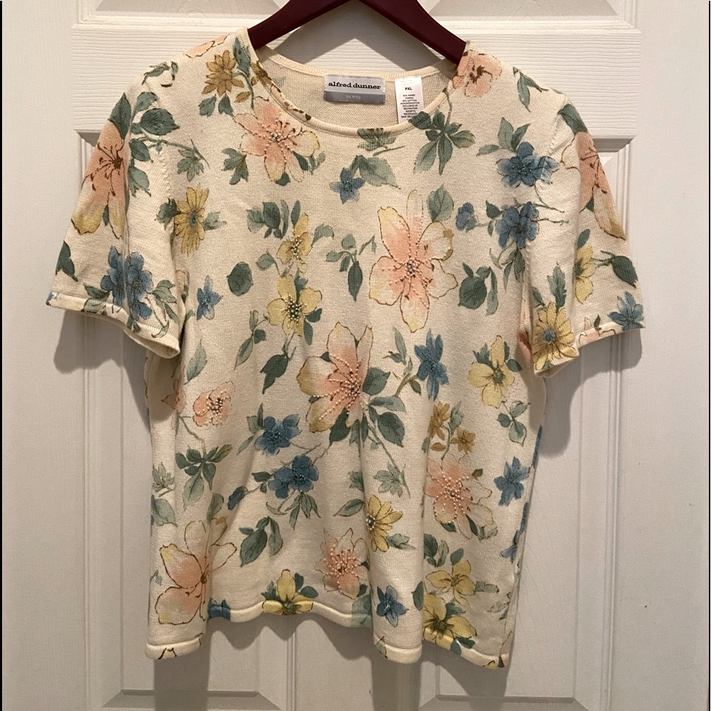 Floral Top Alfred Dunner